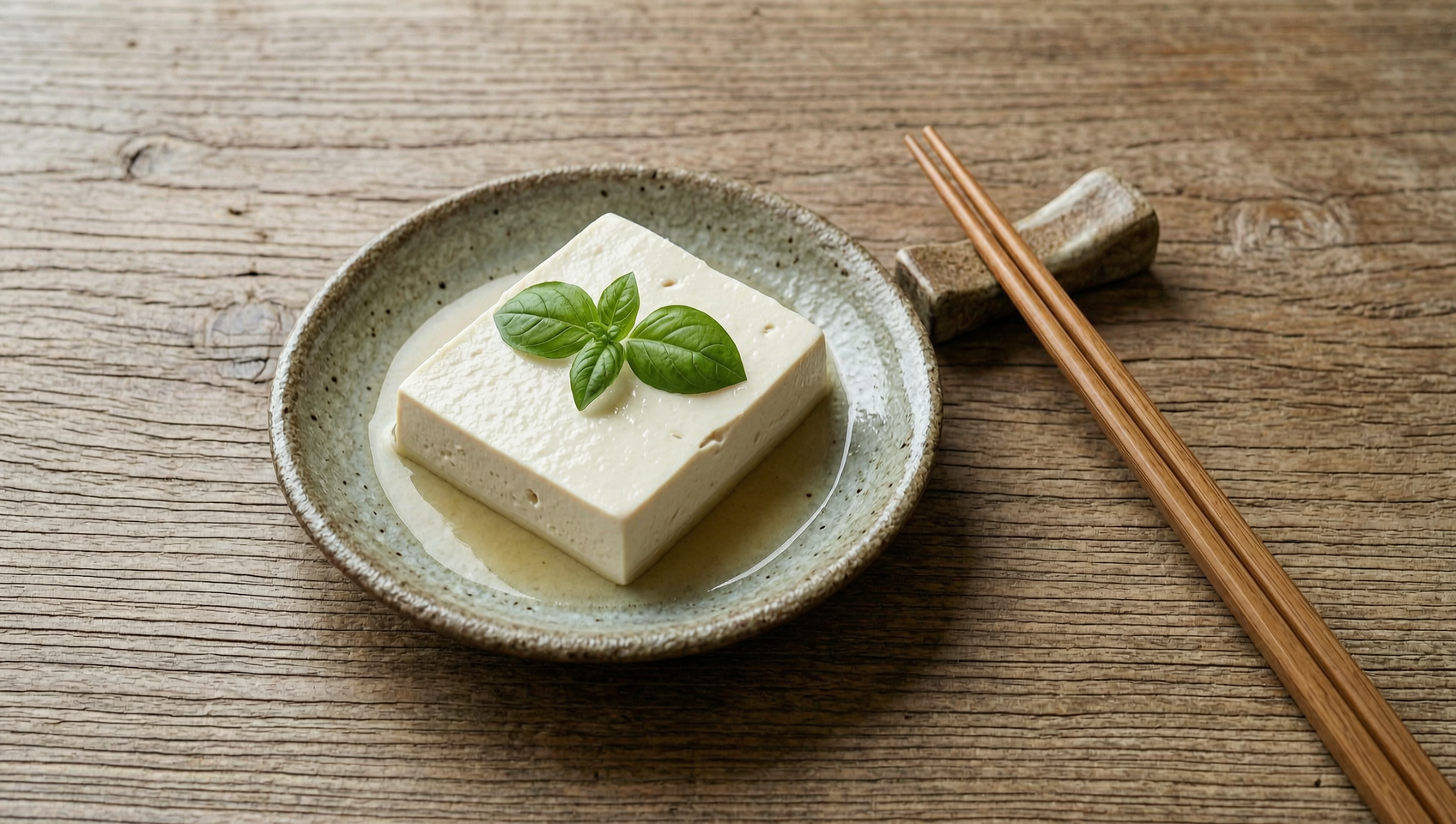 一人份蔥拌冷豆腐